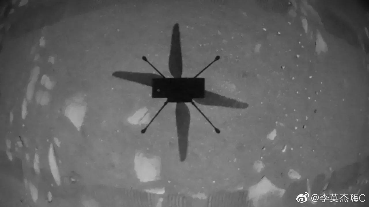 人类创新号直升机在火星飞起来了-人类设备首次在地球意外飞行