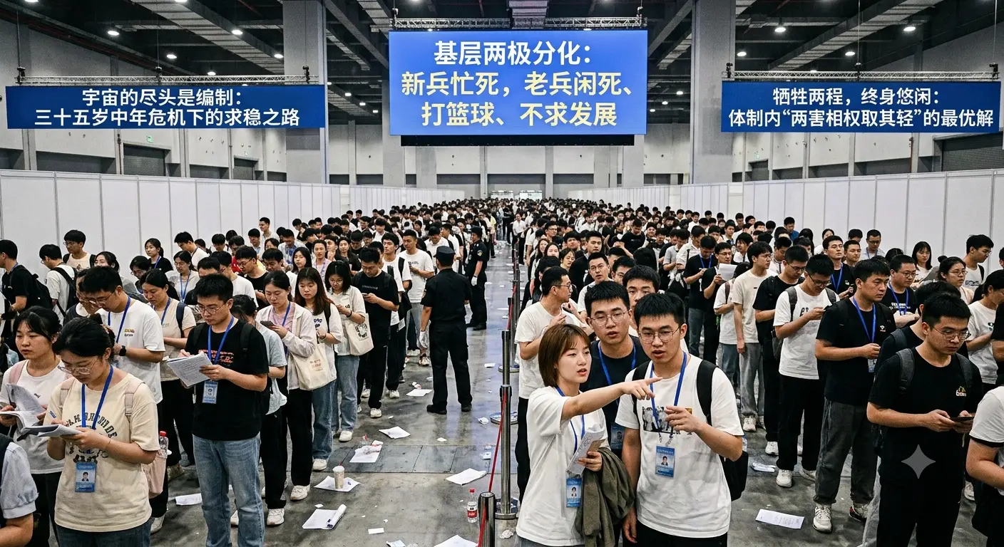 371.8万人考公务员：时代留给年轻人的，只剩“别无选择”